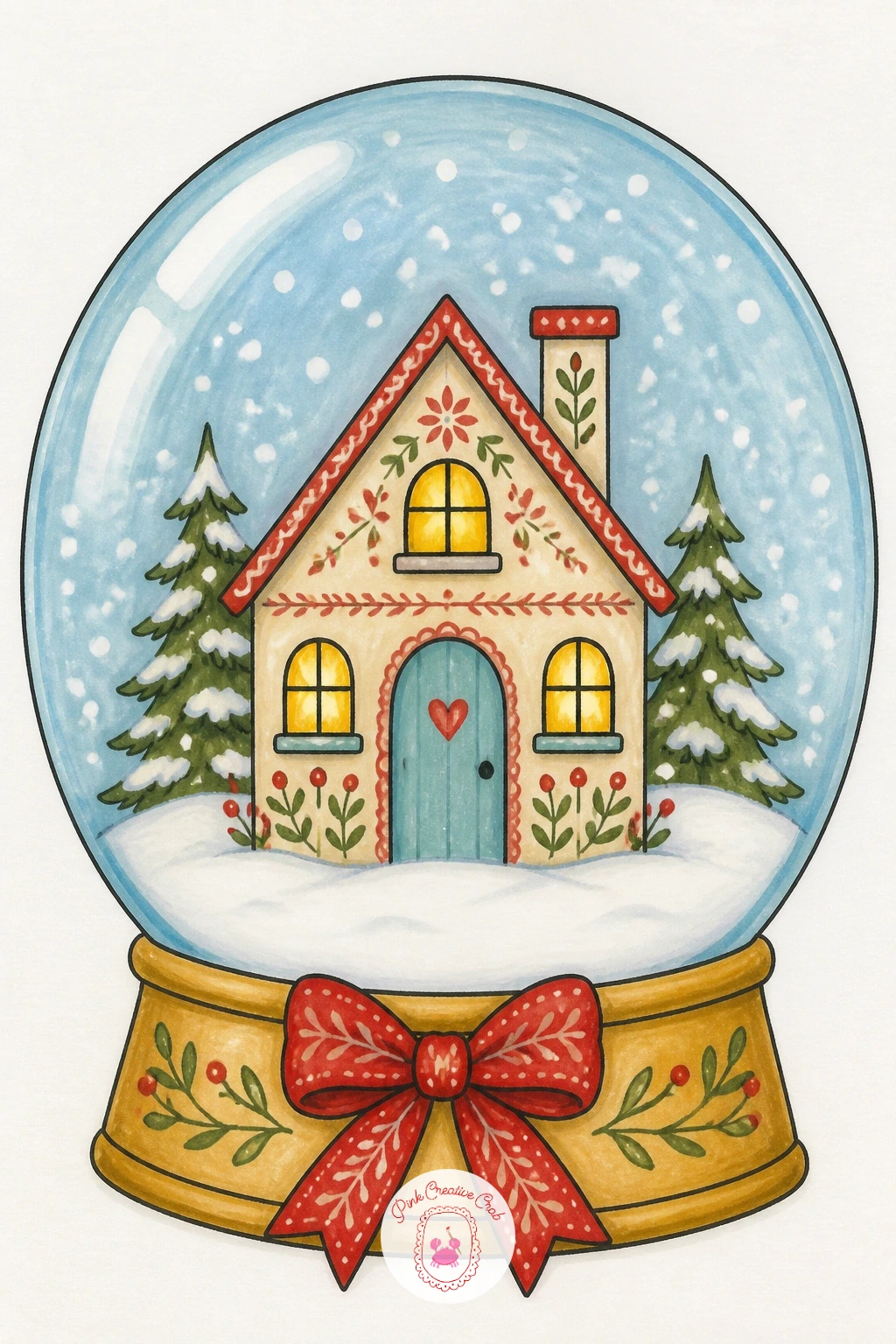 Tiny House Inside a Snow Globe — Close the whole list with the most ornament-like idea of all, a tiny house sitting inside a snow globe, glass dome and all.