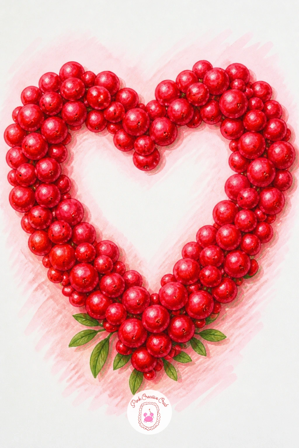 Heart Shaped Wreath of Red Berries — Bend the usual circle into a heart shaped wreath of red berries, a sweeter shape for anyone who wants their wreath to