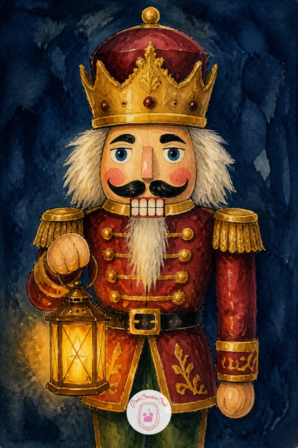 Nutcracker Holding a Lantern — Bring the light source into the composition itself with a nutcracker holding a lantern, a good scene for practicing a single