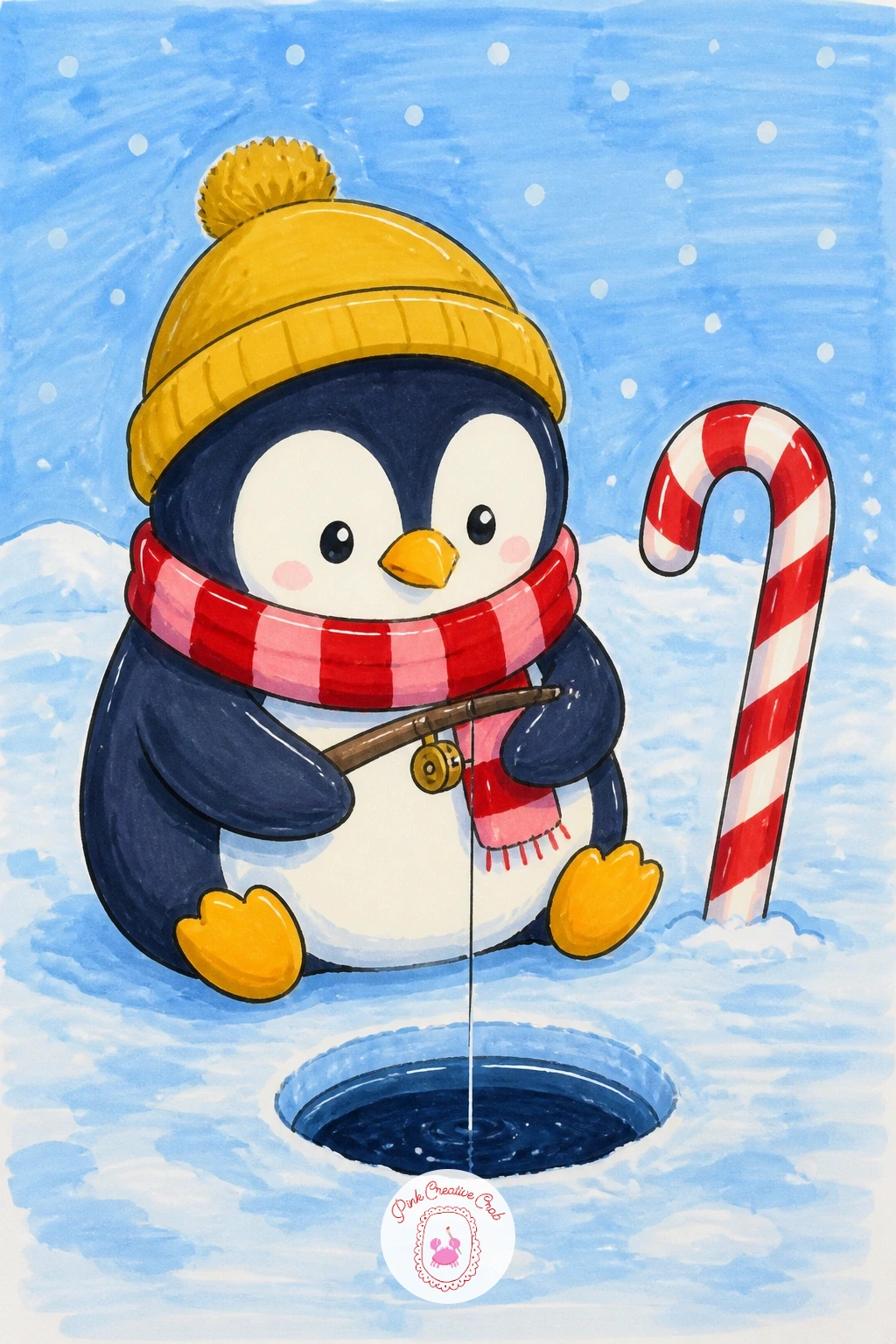 31 Christmas Penguin Drawing Ideas for Penguins With a Very Busy Holiday Schedule