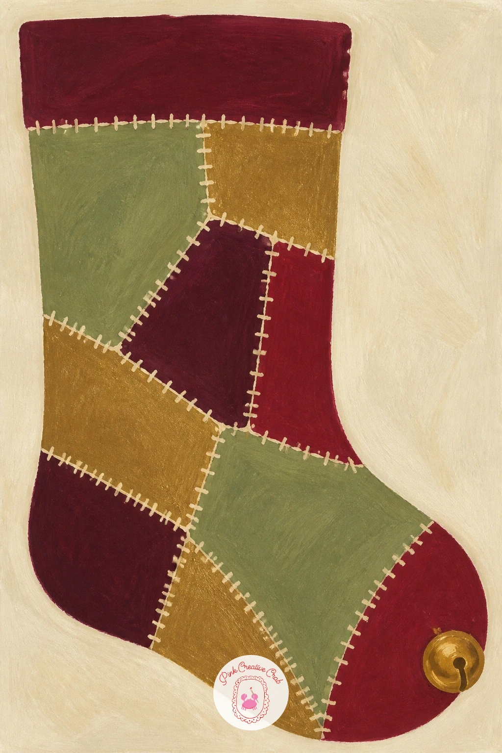 Velvet Patchwork Stocking — Keep the textile mood going with a velvet patchwork stocking, pieced from different jewel-toned velvet scraps the way a lot of