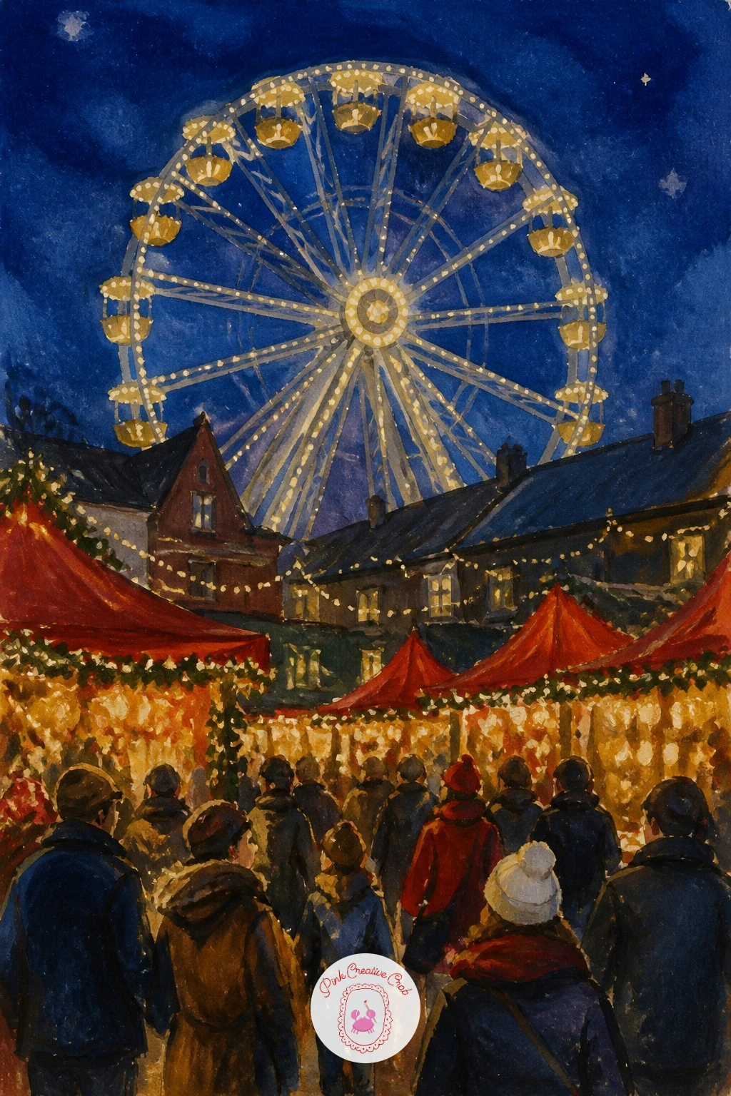 27 Christmas Festival Drawing Ideas From the Prettiest European Christmas Markets