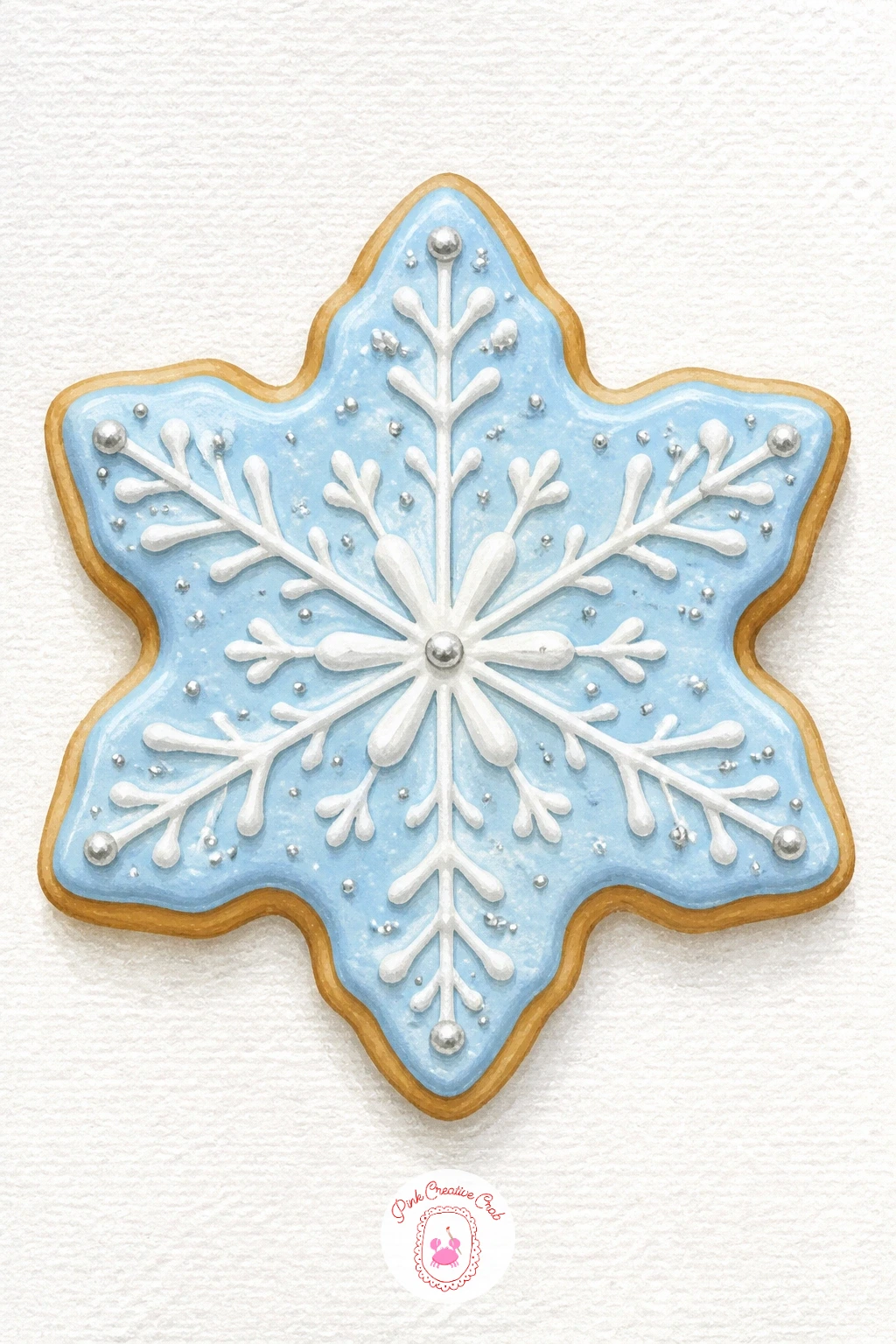 Snowflake Cookies With Silver Sprinkles — Snowflake cookies with silver sprinkles bring in some of this season's shimmer without needing metallic paint.