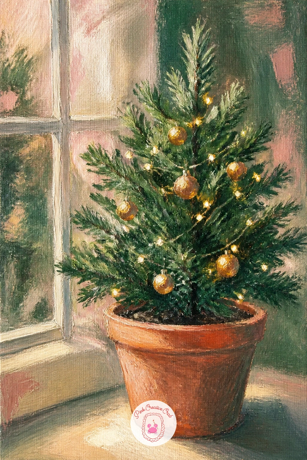 Tabletop Tree In A Terracotta Pot By A Window — Keep the size honest with a small tabletop tree planted in a terracotta pot, sitting by a window with soft