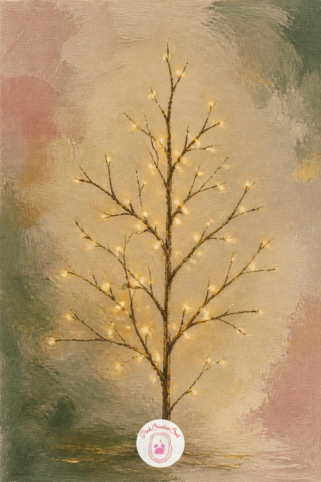 Minimalist Tree Of Branches With Lights — Pare everything back with a minimalist tree made of bare branches strung simply with lights, no greenery at all.