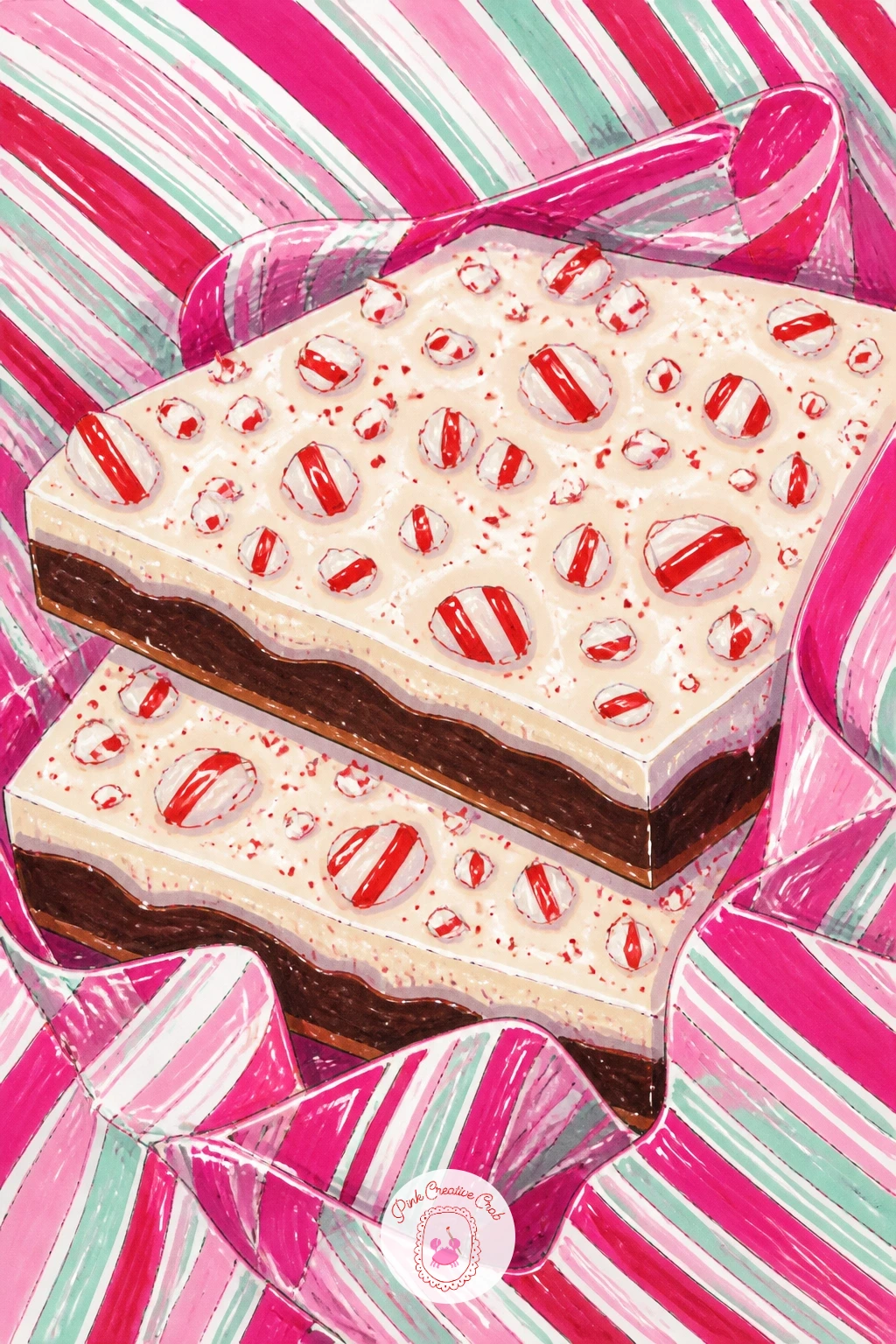 Peppermint Bark Gifts — Peppermint bark gives you an easy geometric subject: flat rectangular slabs broken into rough chunks, speckled with crushed candy cane