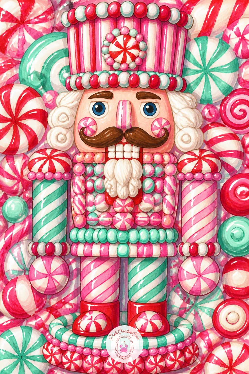 Nutcracker Made of Candy — Rebuild the classic nutcracker figure entirely out of candy pieces instead of wood, a fun mashup that keeps his familiar silhouette