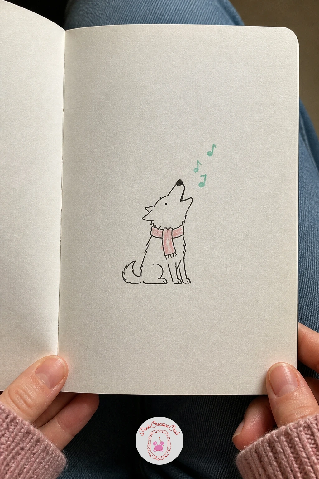 Wolf Singing Carols — Wolf Singing Carols captures a pose with the head tilted back and mouth open mid howl, a bit of fun energy to break up the quieter