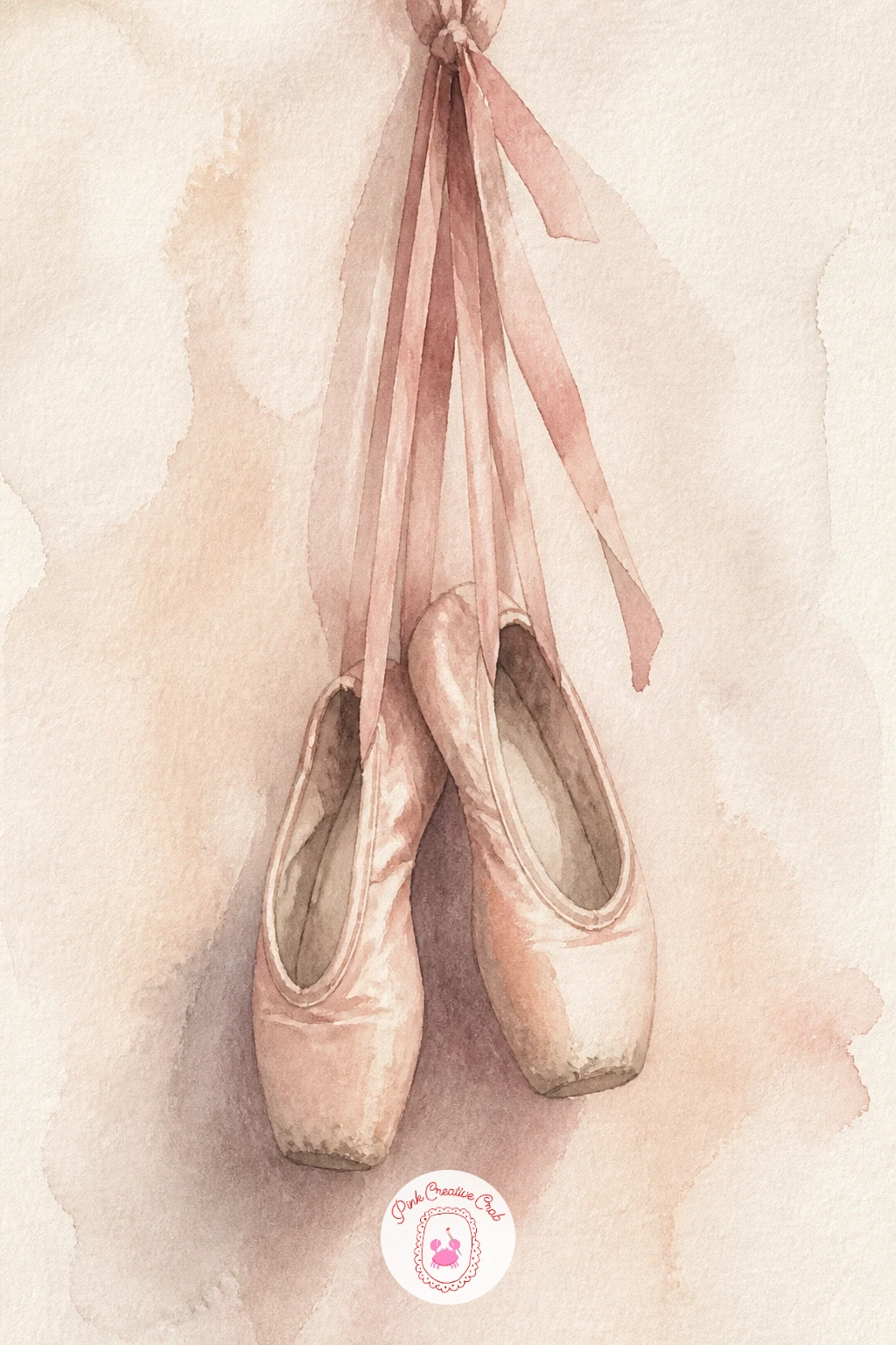 Pointe Shoes Hanging by Ribbons — Pointe shoes hanging by ribbons gives you a chance to slow down and really work the texture of satin and worn ribbon, which