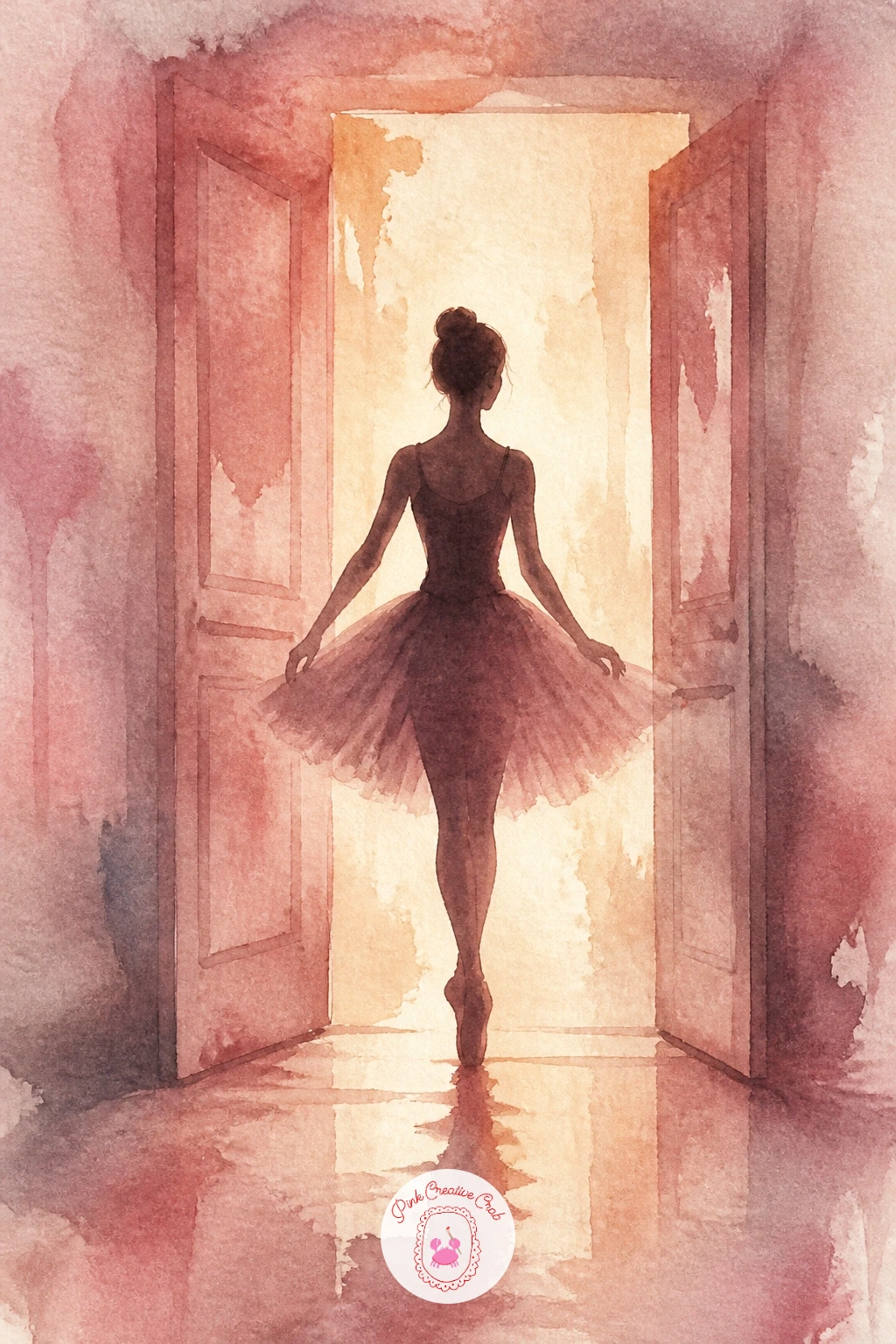 Silhouette in a Doorway — Play with shape rather than detail for a ballerina silhouette in a doorway, a striking composition built from strong contrast instead