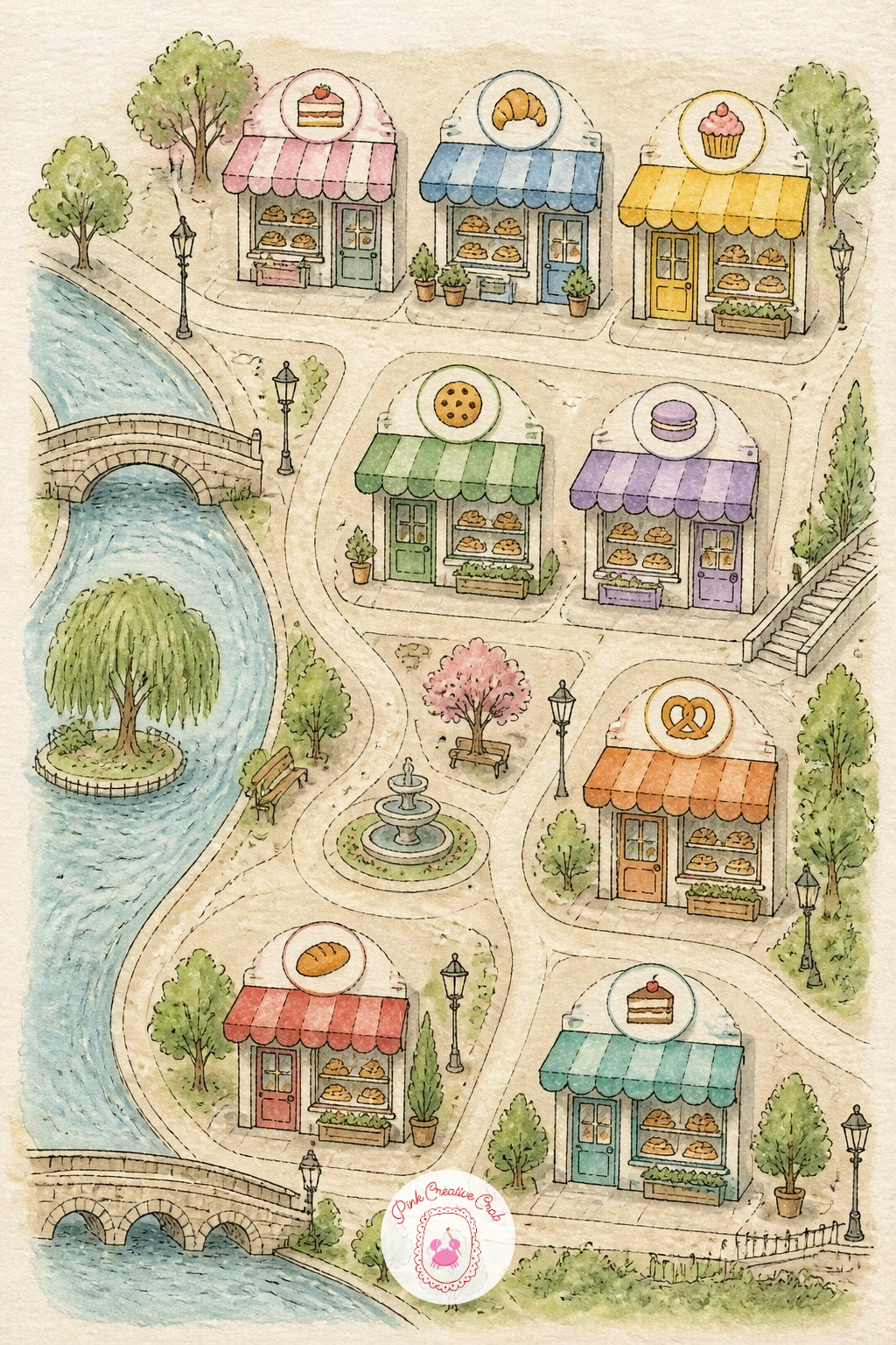 Map of a City's Best Bakeries — Bring the focus back to something sweet with a map of a city's best bakeries, close cousin to the earlier coffee crawl but