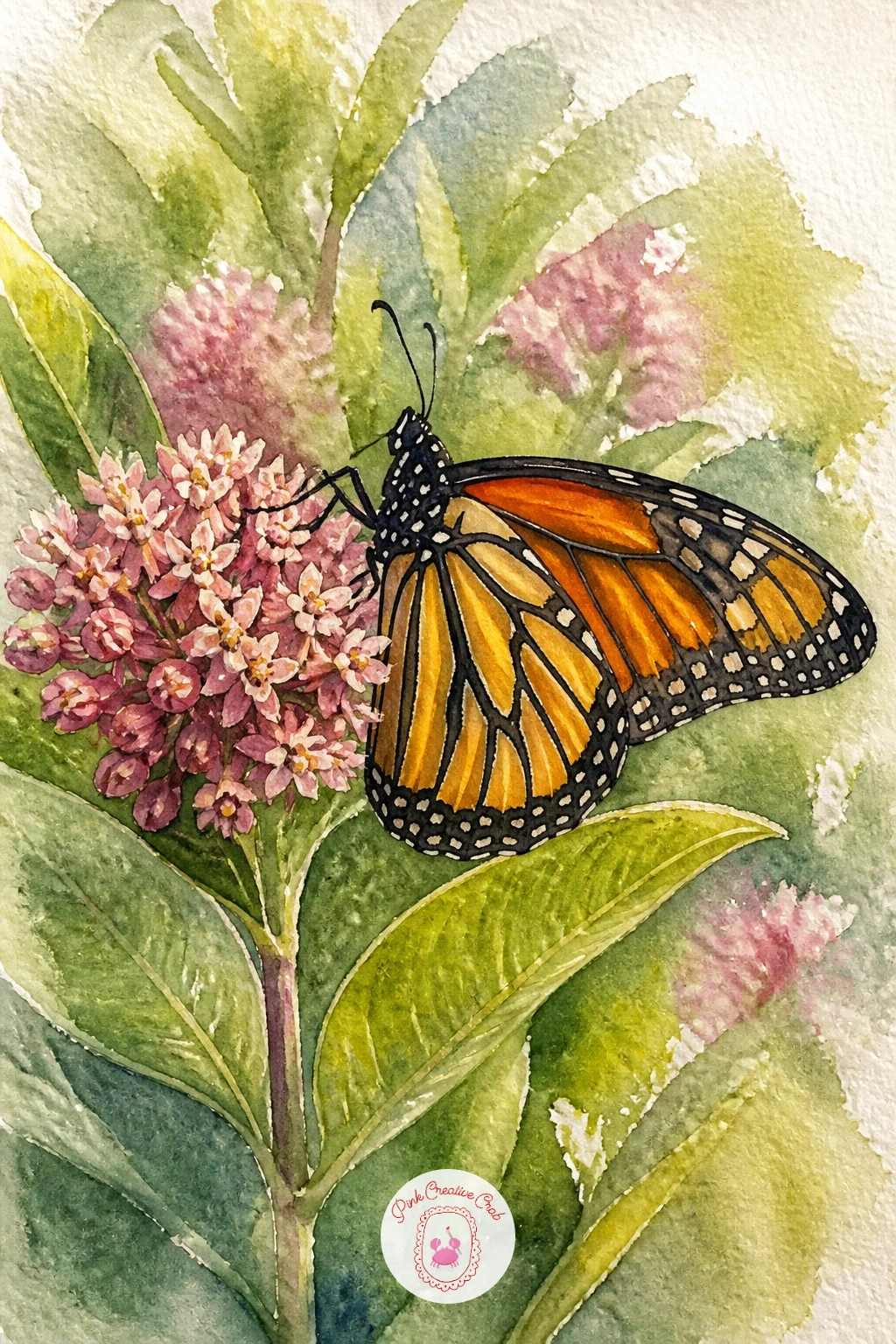Monarch Butterfly on Milkweed — Shift the spotlight to the butterflies, starting with a monarch butterfly on milkweed, the pairing gardeners know best. Bee