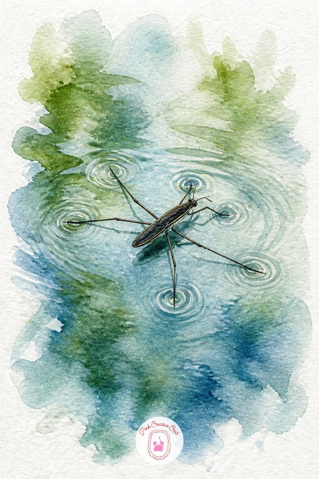 Water Strider on a Pond — Close the list on the water with a water strider on a pond, a subject that lets you finish on reflections and ripples rather than