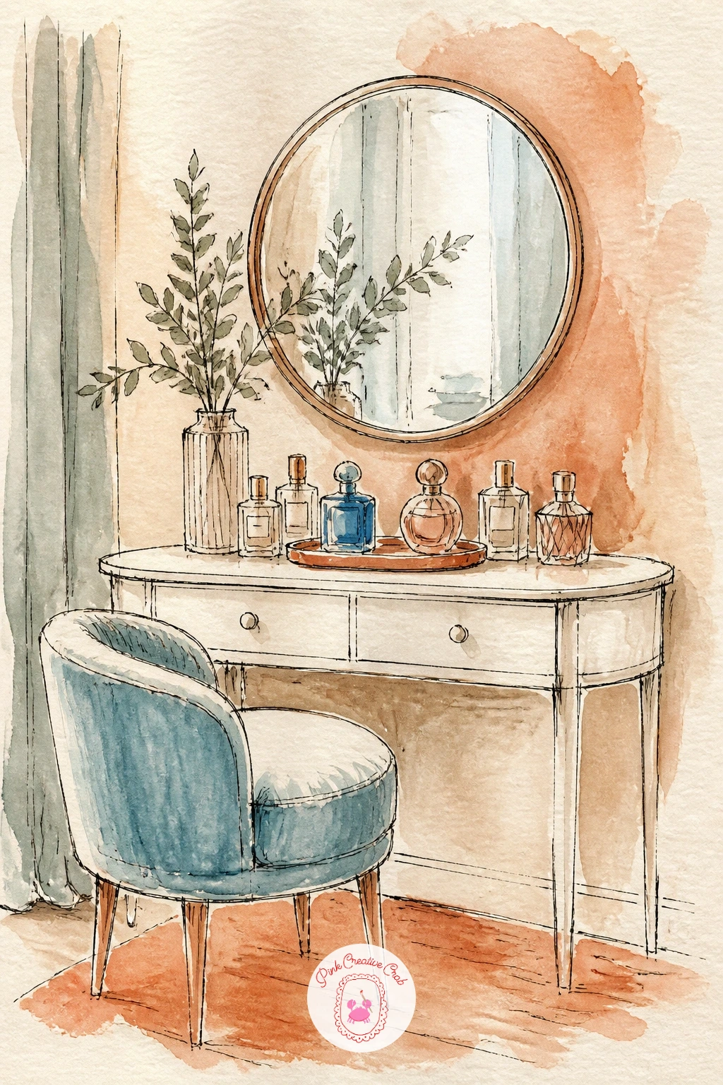 32 Watercolor and Ink Ideas for Cozy Rooms and Little Interior Corners