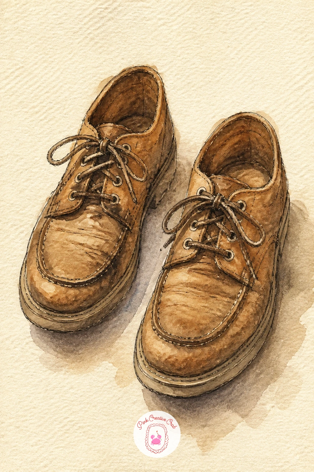 Favorite Pair of Shoes — A favorite pair of shoes is a surprisingly good subject for practicing proportion, since shoes go wrong fast when the two halves do