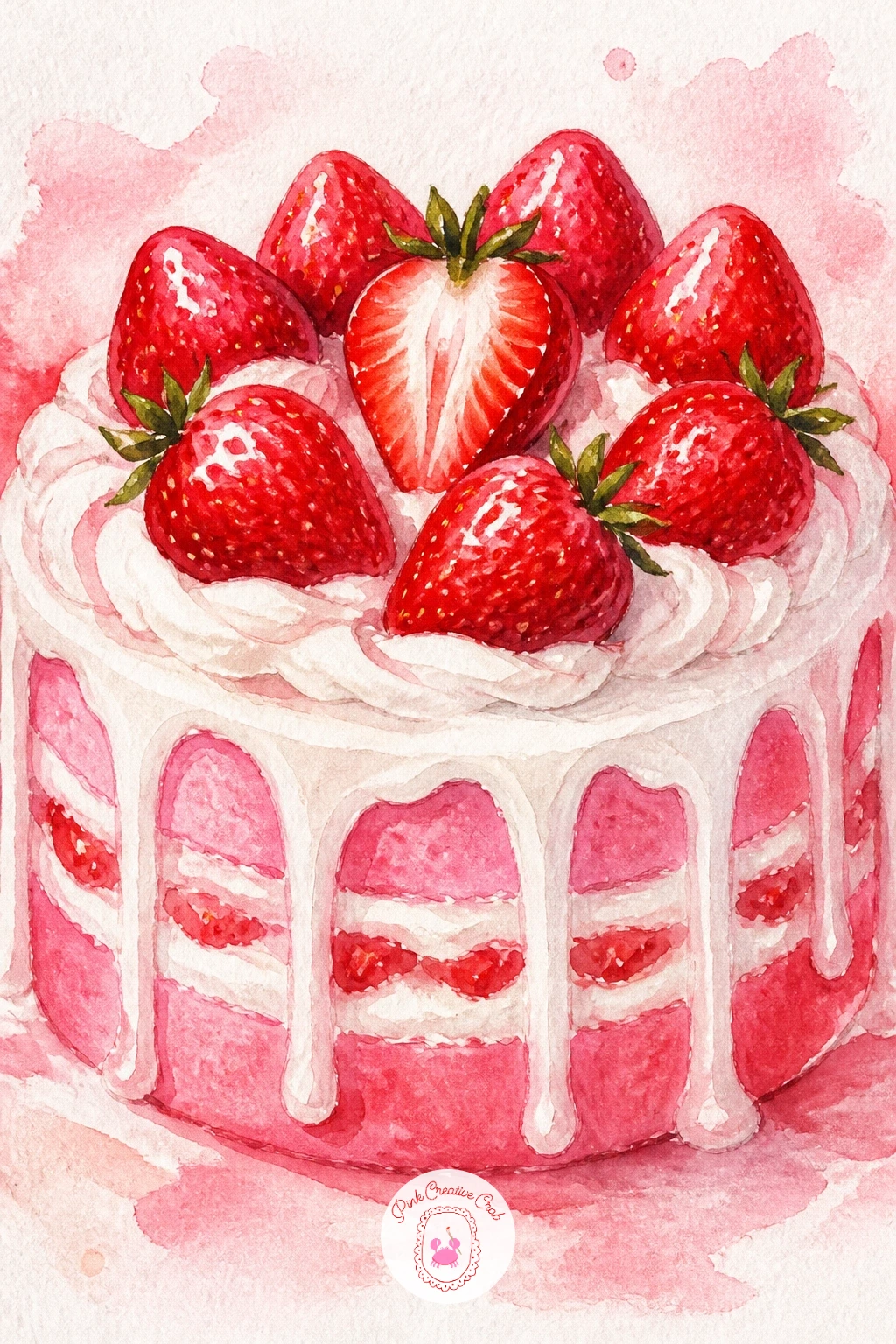 29 Watercolor Strawberries Ideas for Sweet Strawberry Prints and Summer Treats