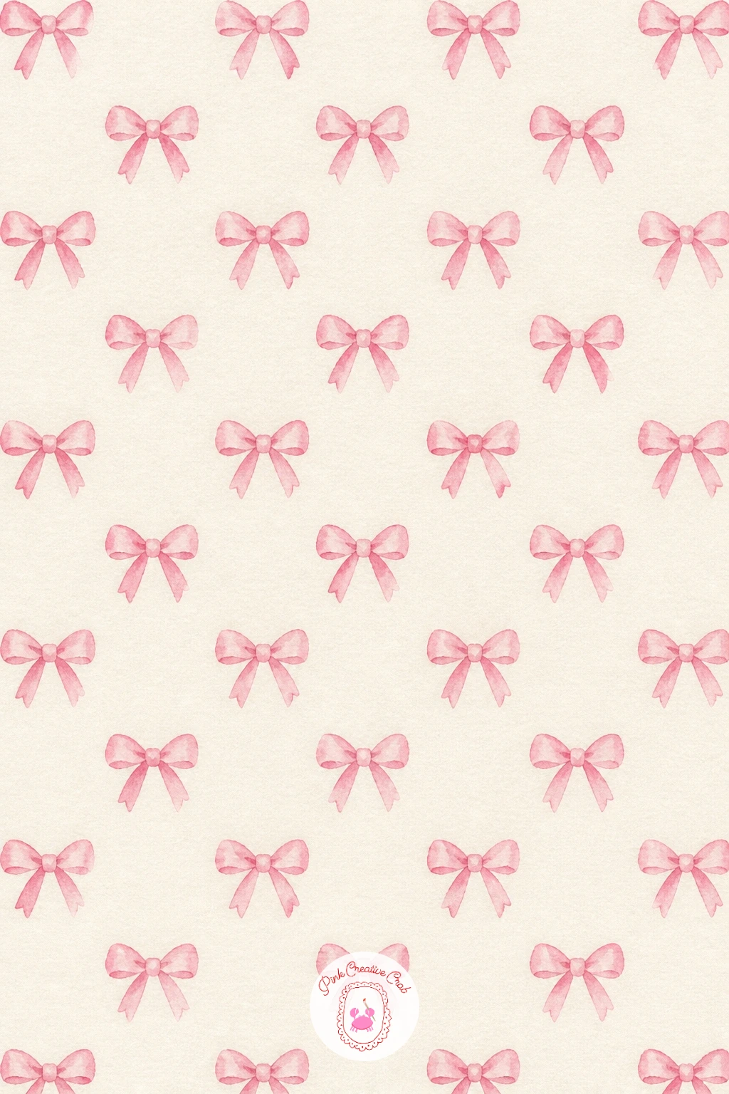 Bow Ribbon Repeat — Keep things simple and decorative with a bow ribbon repeat, one of the easiest motifs on this list once you have painted the cherry and bow