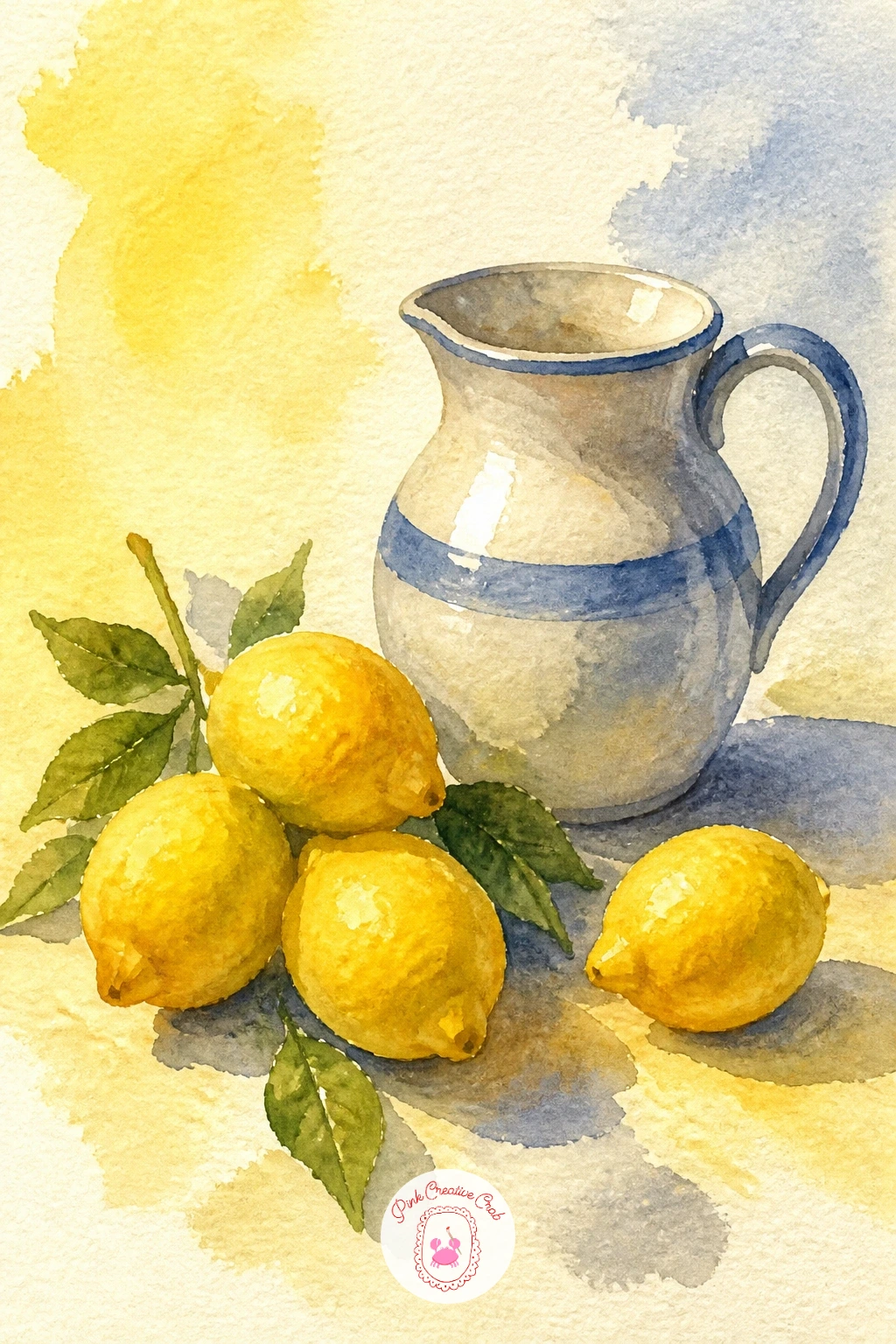 Still Life With Lemons and a Jug — Build a fuller composition with a still life with lemons and a jug, combining several of the skills from earlier ideas into