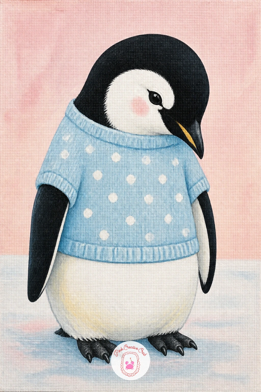Rescued Penguin In A Knitted Jumper — Pair with the earlier scarf idea for a rescued penguin in a knitted jumper, a gentle nod to the real jumpers volunteers