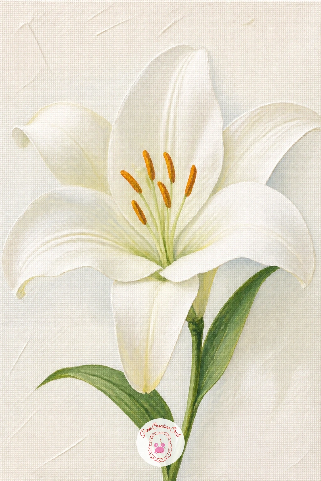 White Lily on a White Background — Push your shading skills with a white lily on a white background, a deceptively simple subject that lives entirely on subtle