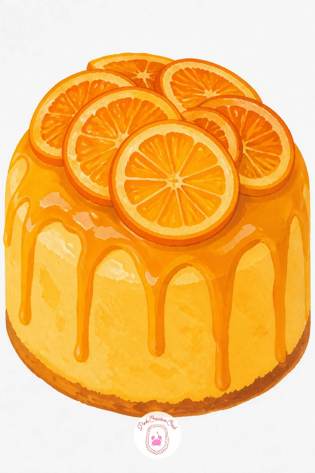 Orange Cake Topped With Candied Slices — From fruit on the branch to fruit on a plate, an orange cake topped with candied slices is a satisfying dessert