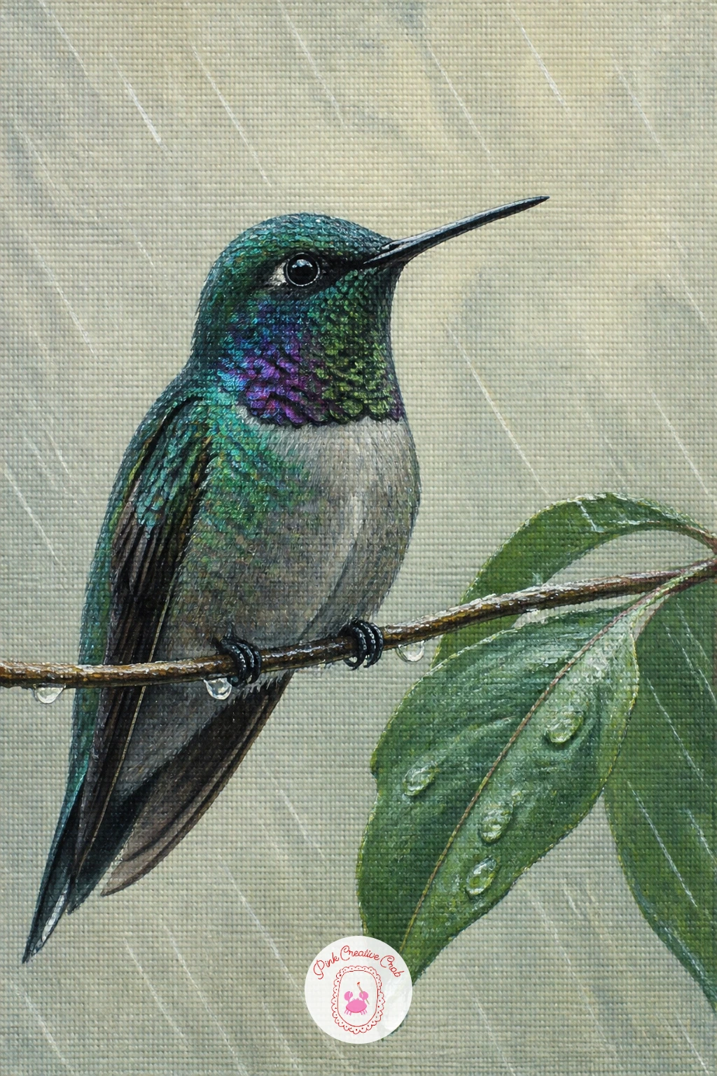 Hummingbird in the Rain — Rain changes the light more than anything else on this list, so start by deciding your light source is soft and overcast rather than