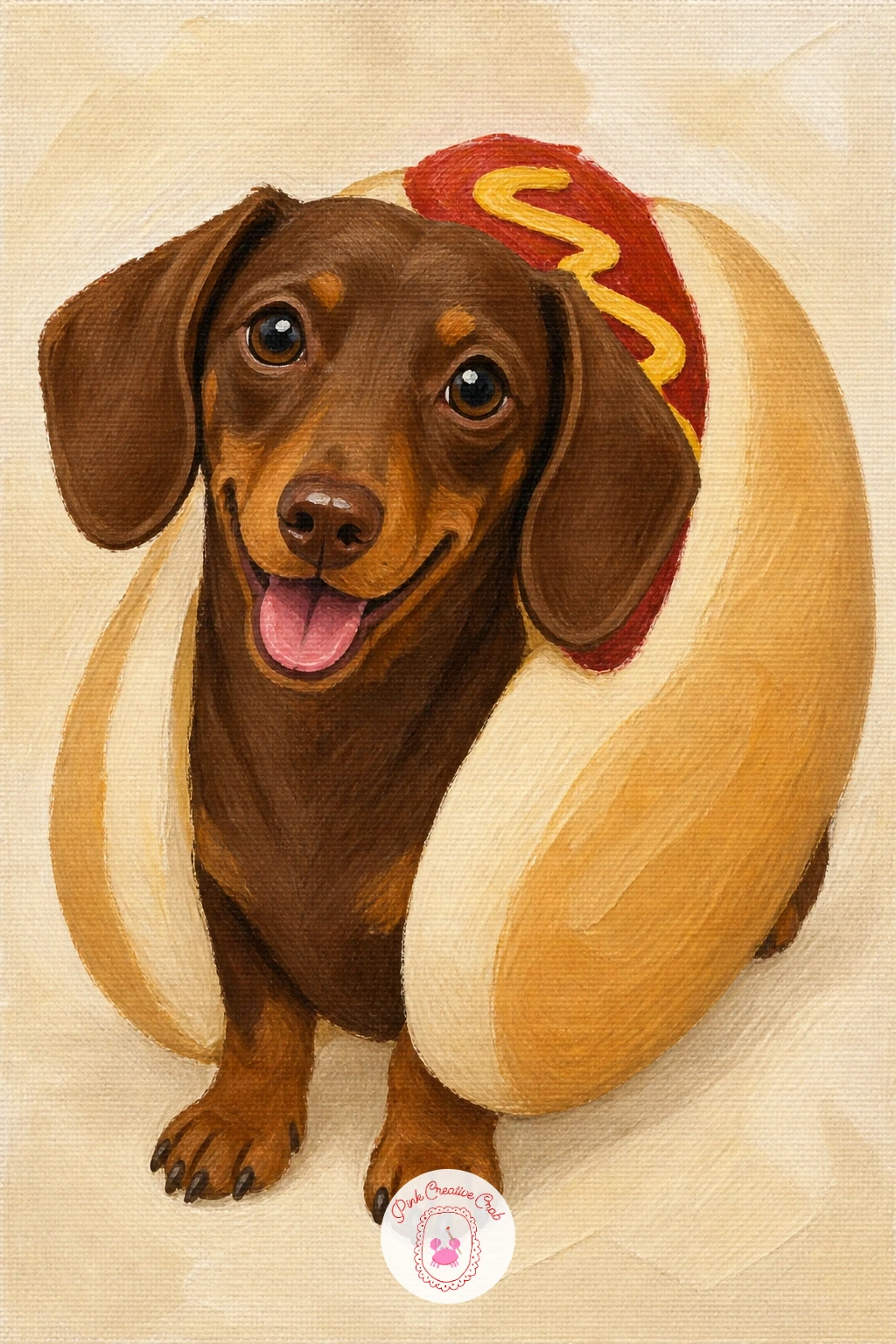Dachshund In A Hot Dog Costume — Start with the dachshund in a hot hot costume, because the joke is already built into the shape of the dog and that makes this