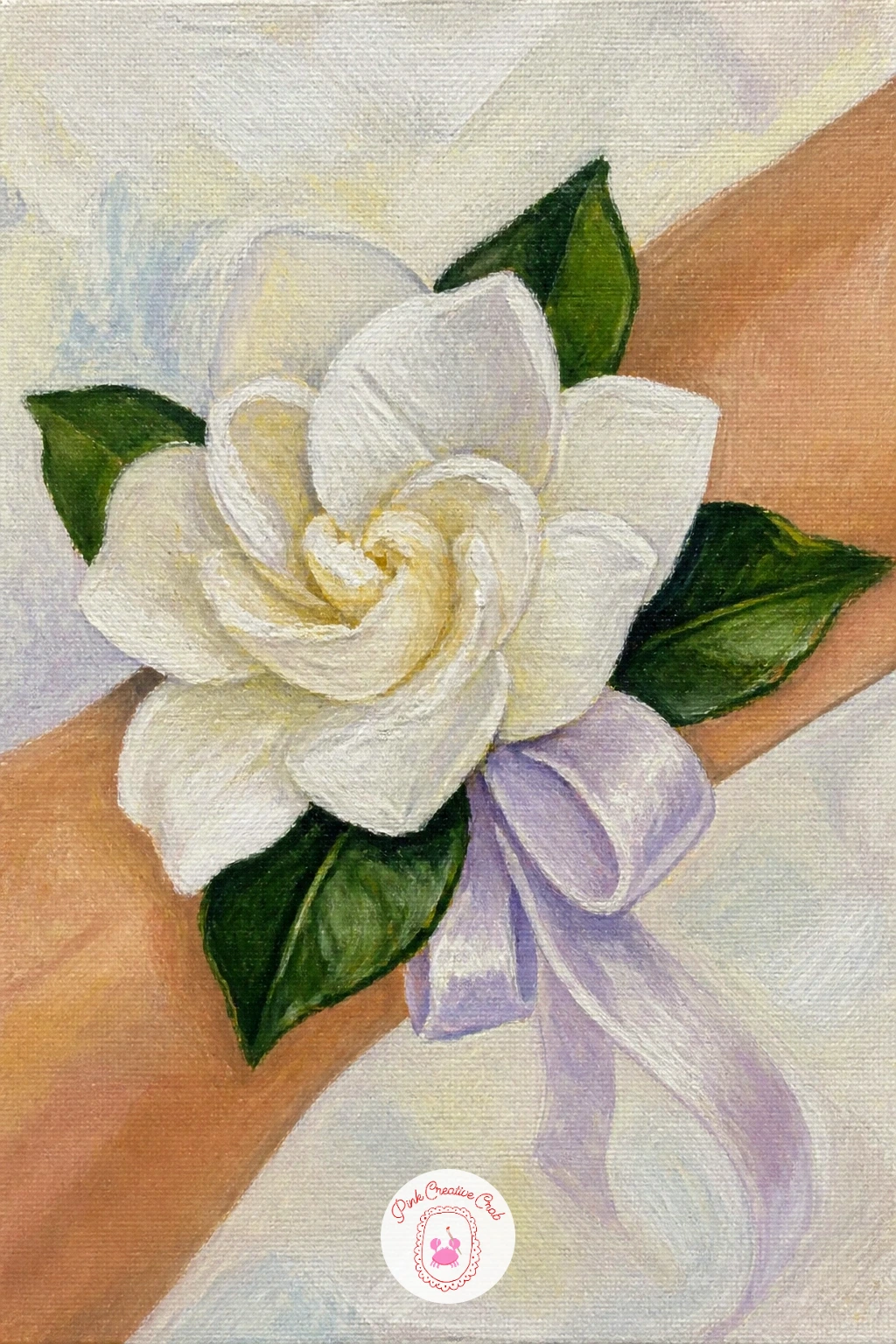 A Gardenia Corsage On A Wrist — Narrow the focus for a gardenia corsage on a wrist, a close, intimate composition that pairs one bloom with a small portion of
