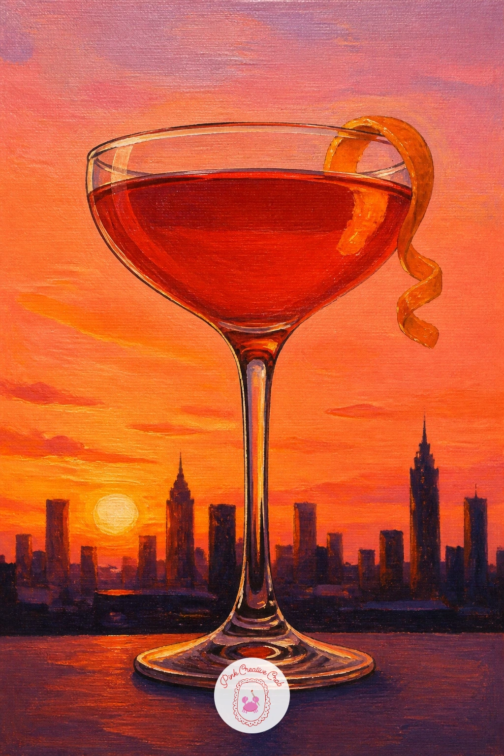 Rooftop Cocktail at Sunset — Chase the light itself for this one: a rooftop cocktail at sunset works best when the sky does most of the emotional work behind a