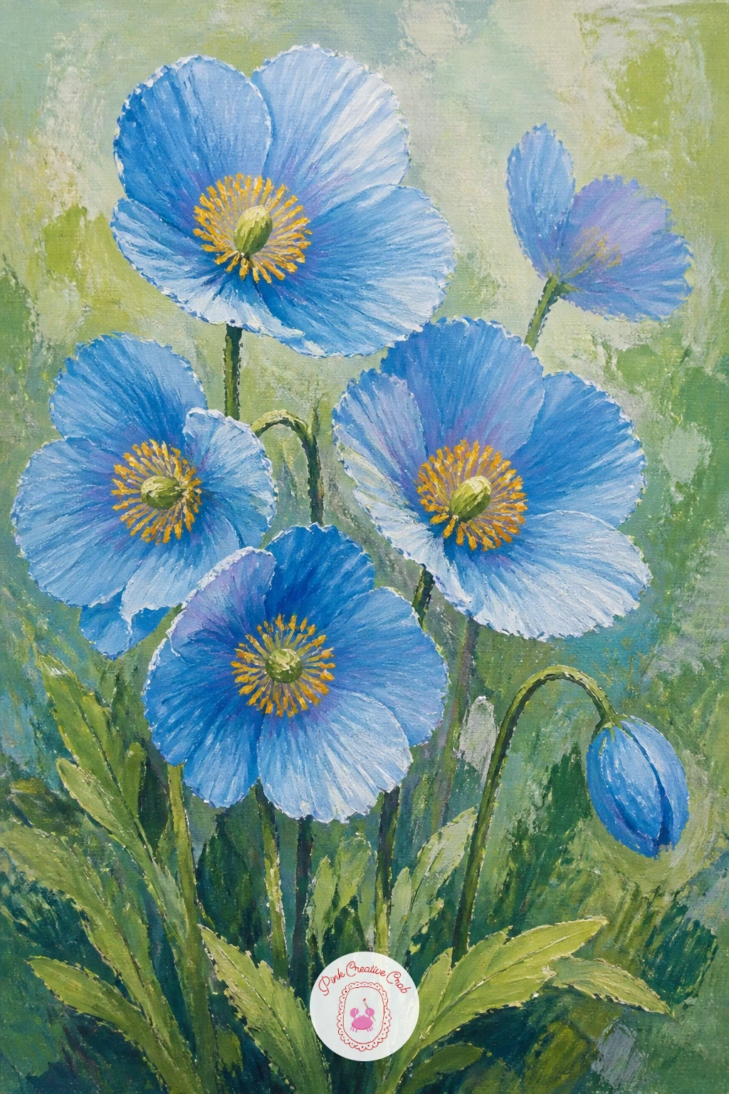 Blue Himalayan Poppies — Switch palette entirely for blue Himalayan poppies, one of the few genuinely blue flowers in the garden world and a nice change of
