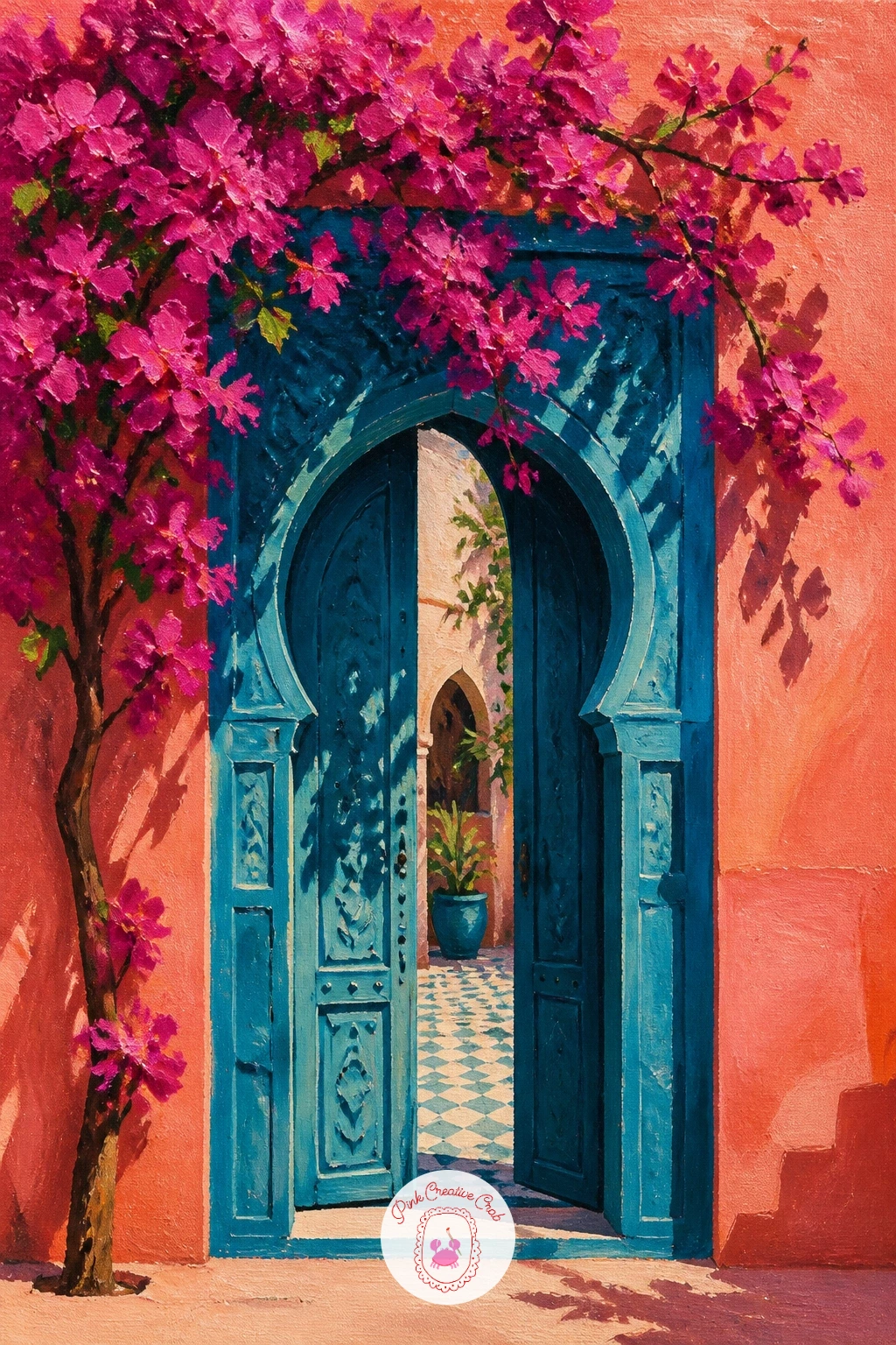 29 Bougainvillea Painting Ideas for Sunny Walls, Courtyards and Mediterranean Doorways