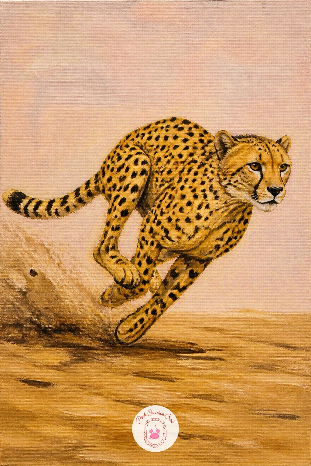 Cheetah Sprinting Across the Plain — Cheetah sprinting across the plain is the action picture of this list, built entirely around a dynamic diagonal. Leopard