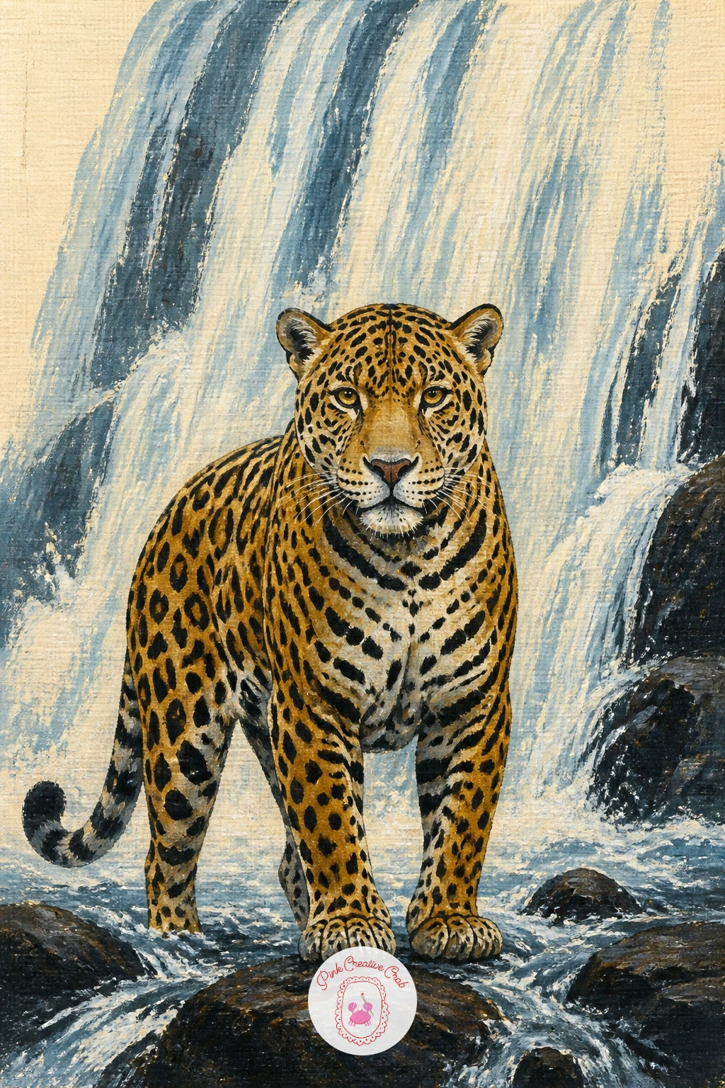 33 Leopard Painting Ideas and Other Wild Cats in Bold Modern Style