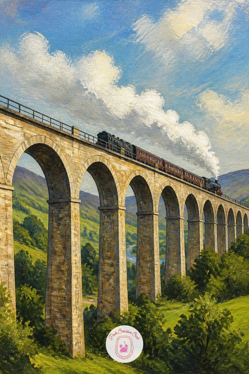 27 Acrylic Bridge Painting Ideas From Stone Village Bridges to Golden Gate Sunsets
