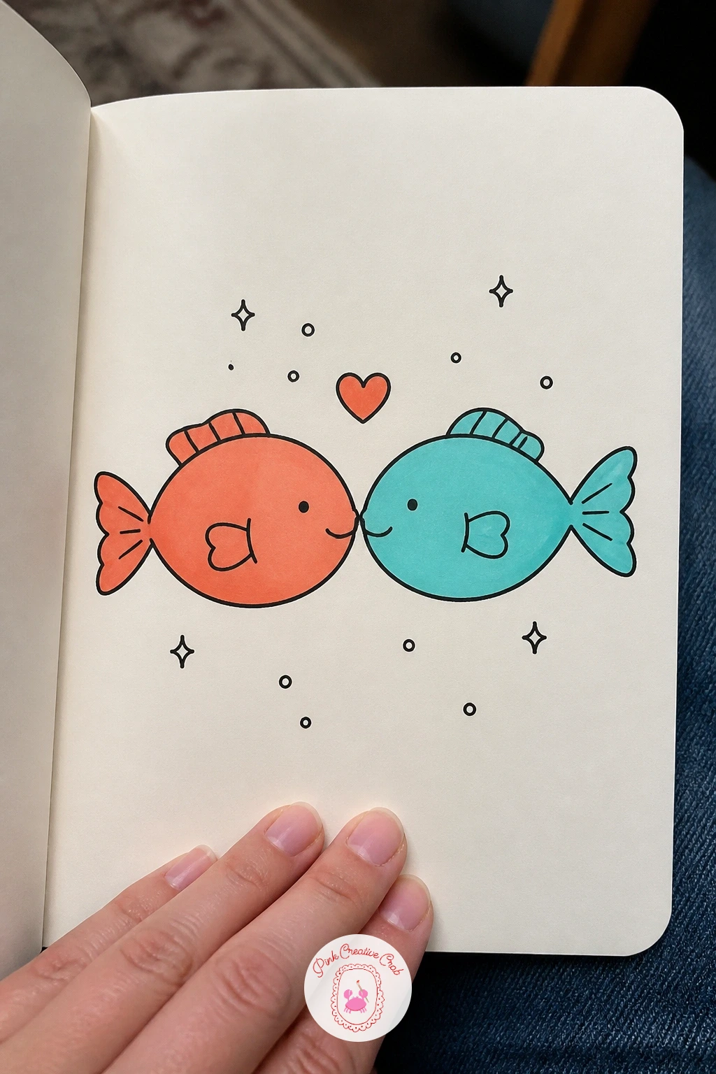 28 Fish Doodles of Goldfish, Koi and Funny Little Swimmers