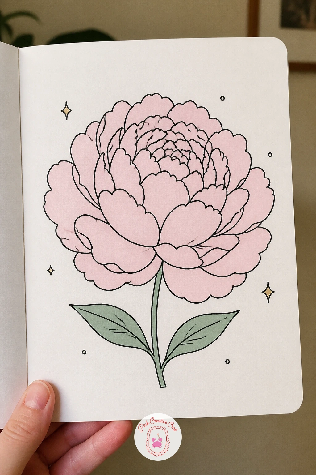 Peony In Full Bloom — After a loose windblown poppy, slow down for a peony, the fullest flower on this whole list and worth taking a little extra time over.