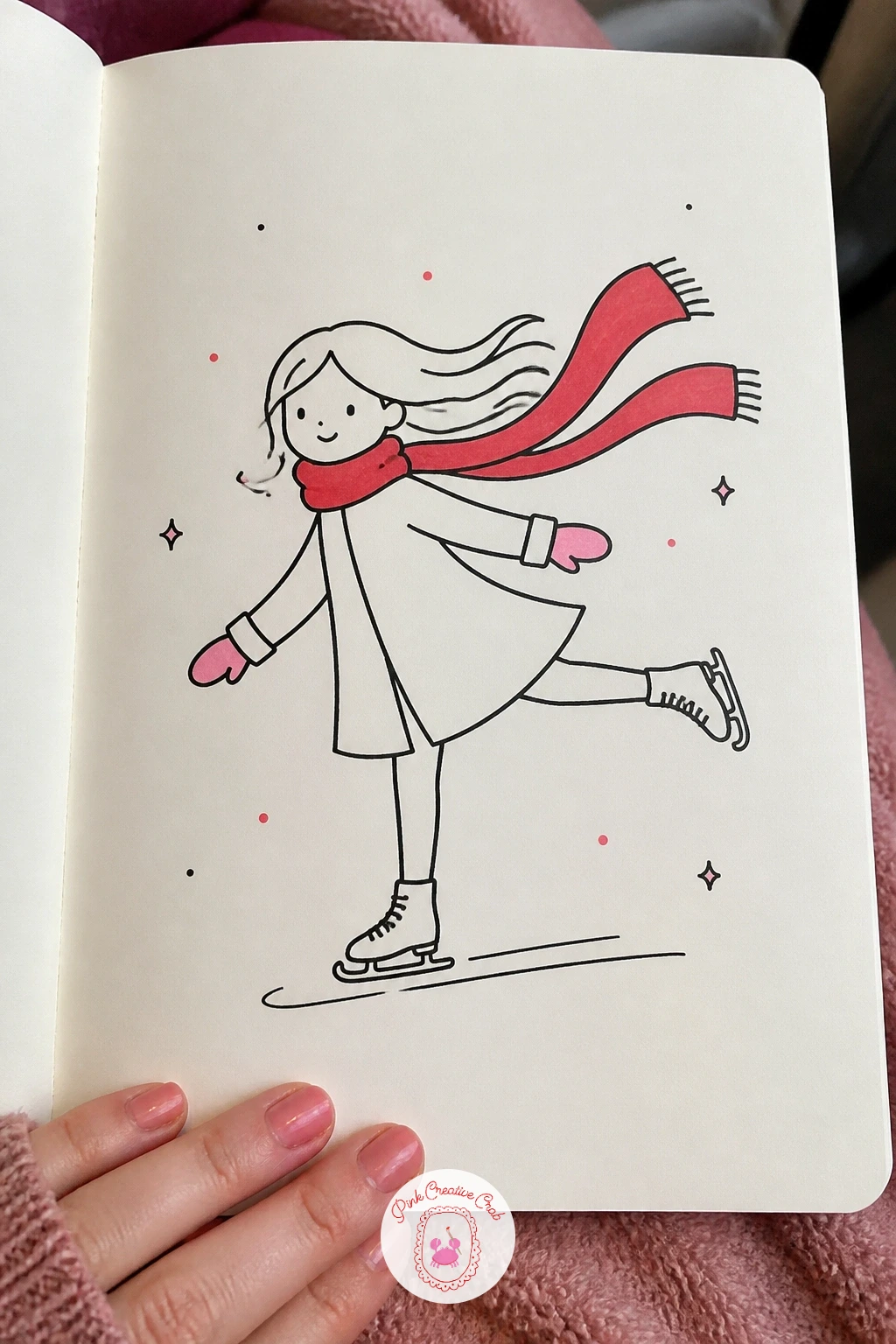 29 February Doodles of Little Love Notes, Snowdrops and Cozy Days