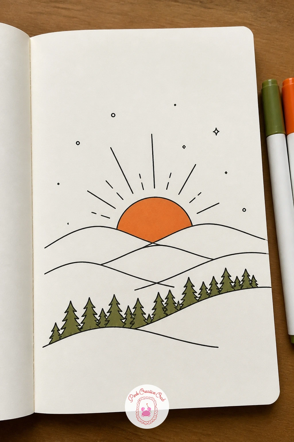 32 Nature Doodles of Forest Walks, Mushrooms and Little Wild Things