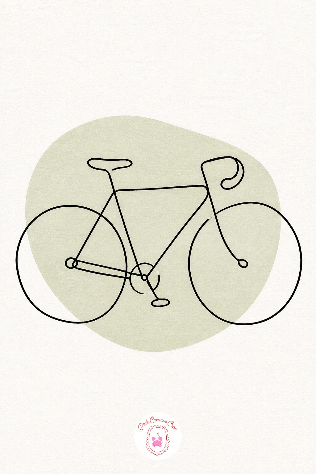 Bicycle — Take on a bicycle next, a subject built almost entirely of circles and straight lines, which sounds tricky for one line drawing but is actually quite