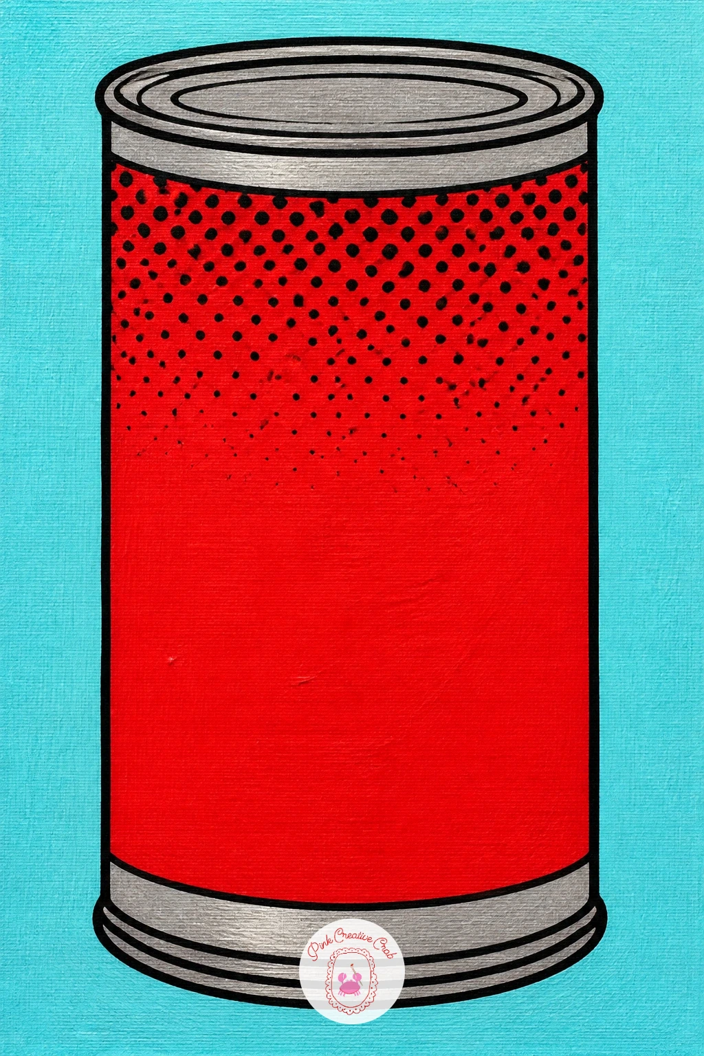 Tomato Soup Can — Move from fruit to pantry with a tomato soup can, the idea every pop art fan expects to see on this list. Food pop art