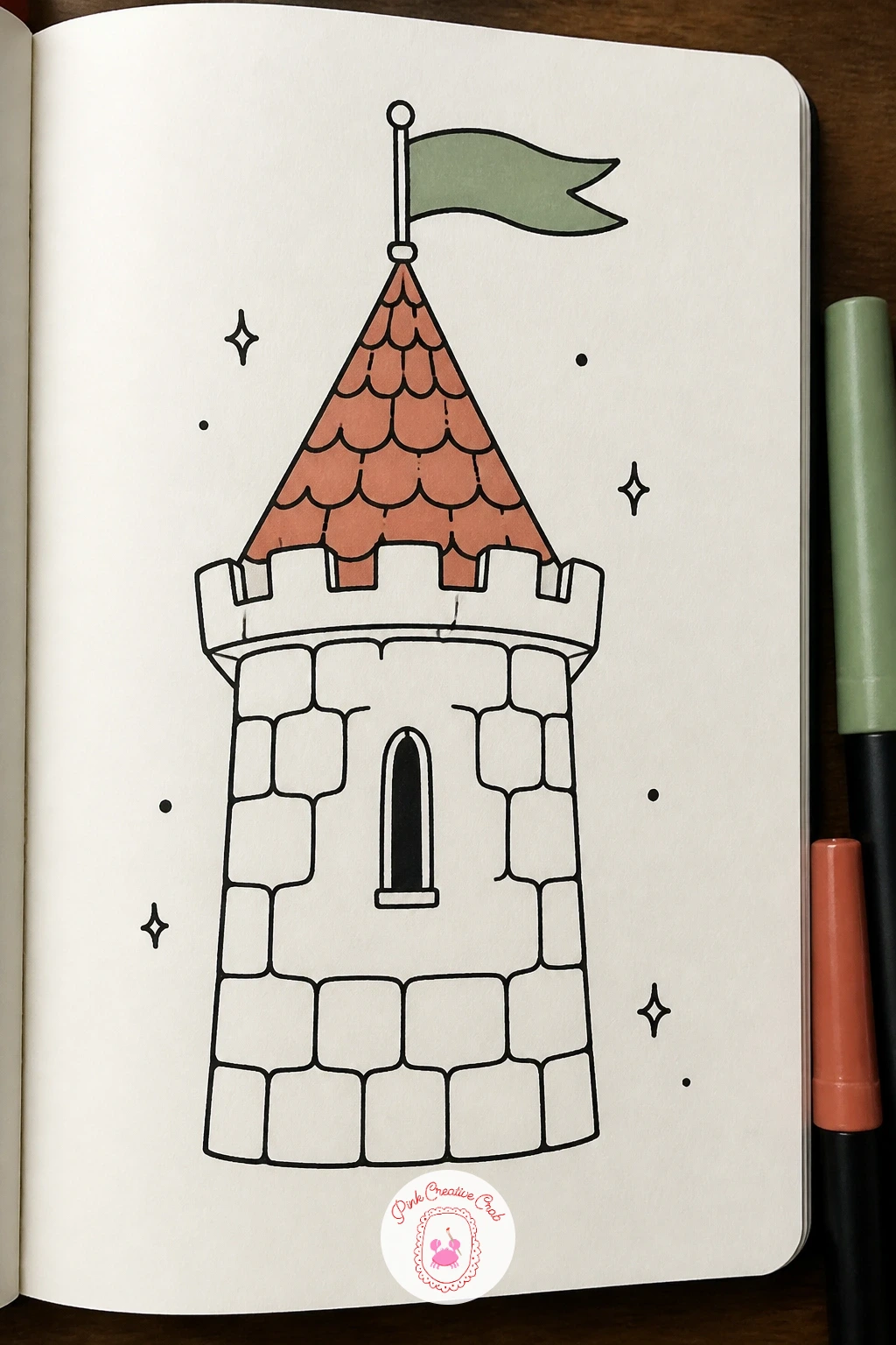 27 House Doodles of Cottages, Townhouses and Tiny Dream Homes