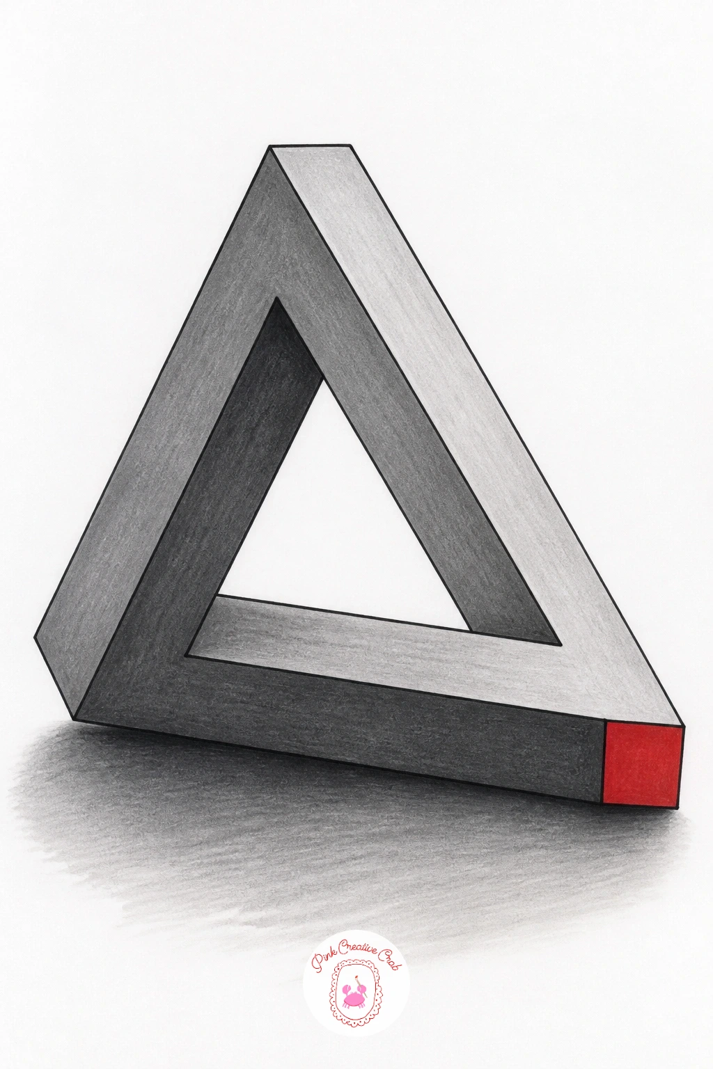 Impossible Triangle — Step into pure geometry with the impossible triangle, a classic optical trick built from three beams that seem to connect in a way that