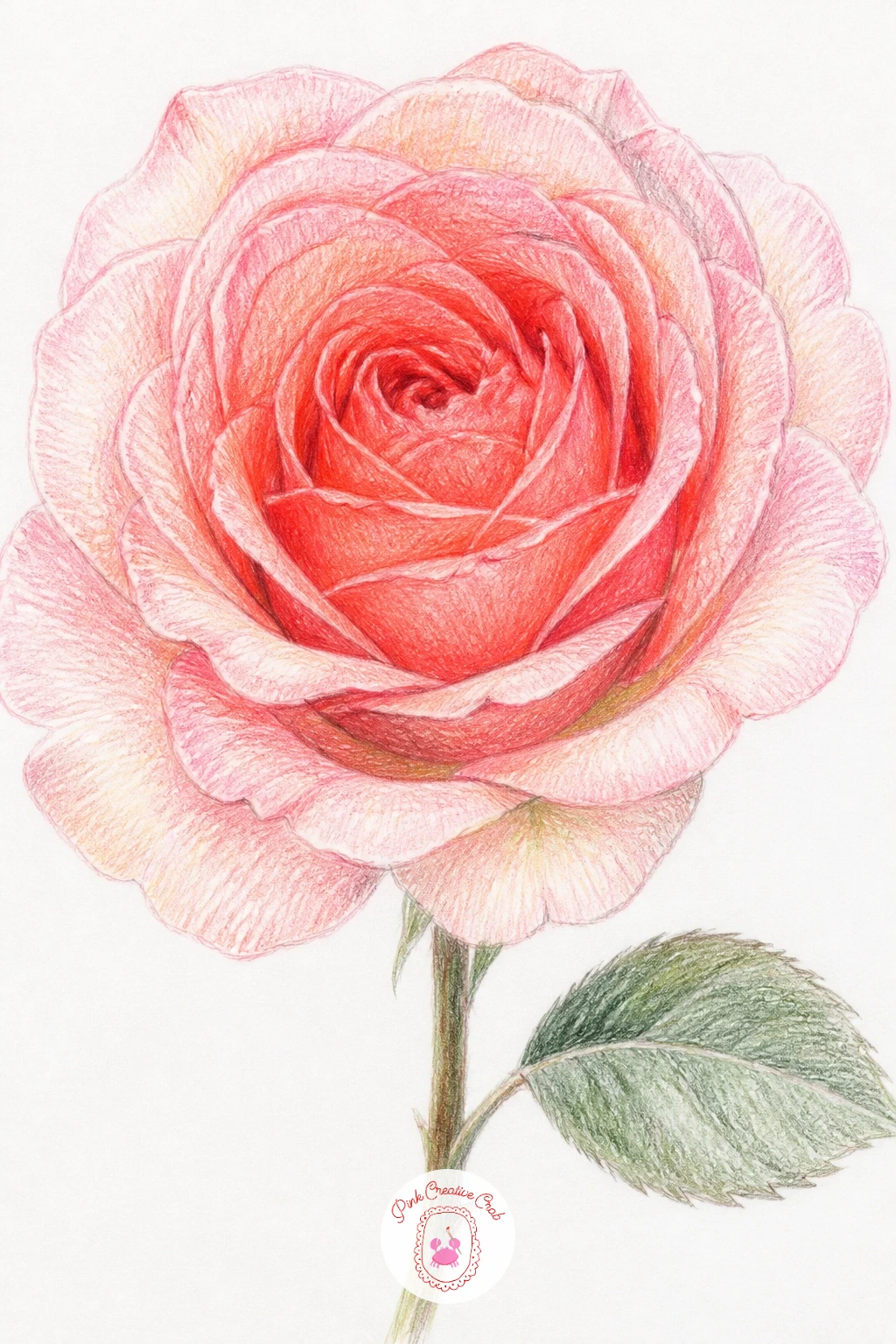 A Garden Rose — A garden rose, the loose, many-petaled kind rather than the tight florist bud, gives you a chance to try the quick and slow versions side by
