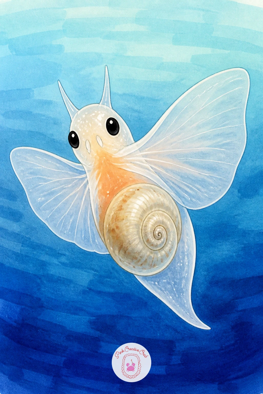 Sea Butterfly — Try something unusual with a sea butterfly, a tiny swimming sea snail with wing like fins that genuinely looks like it belongs in the sky, not
