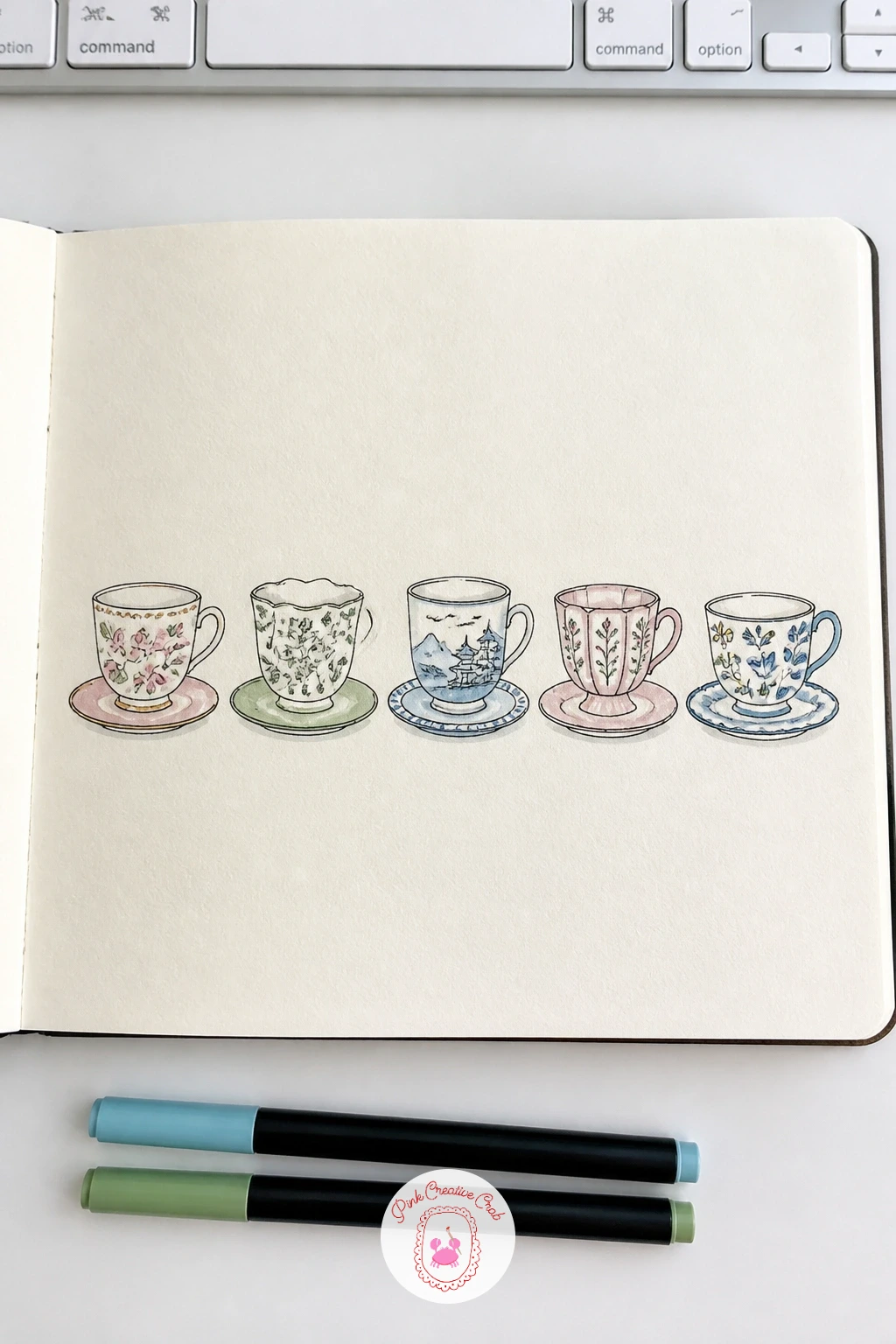 Teacups From Around The World — Teacups bring in your first real test of proportion, since a cup that leans too tall or too wide loses its charm fast.
