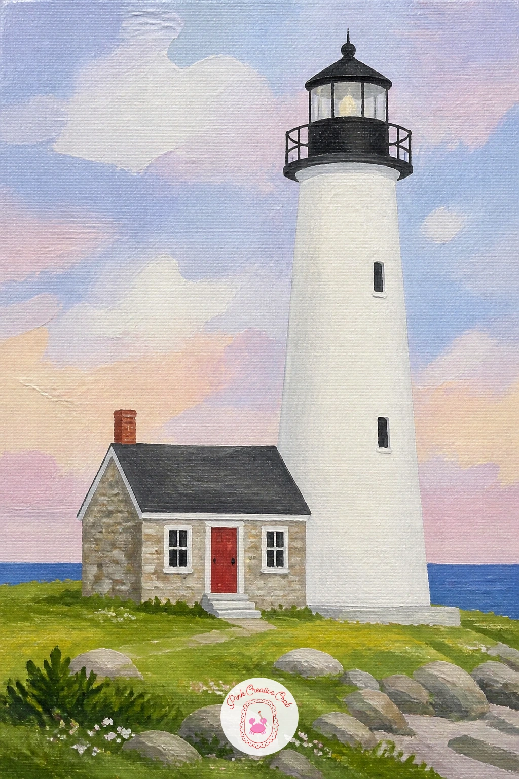 Keeper's Cottage Beside a Lighthouse — After the drama of crashing waves, slow things right down with a keeper's cottage beside a lighthouse, a quiet pairing