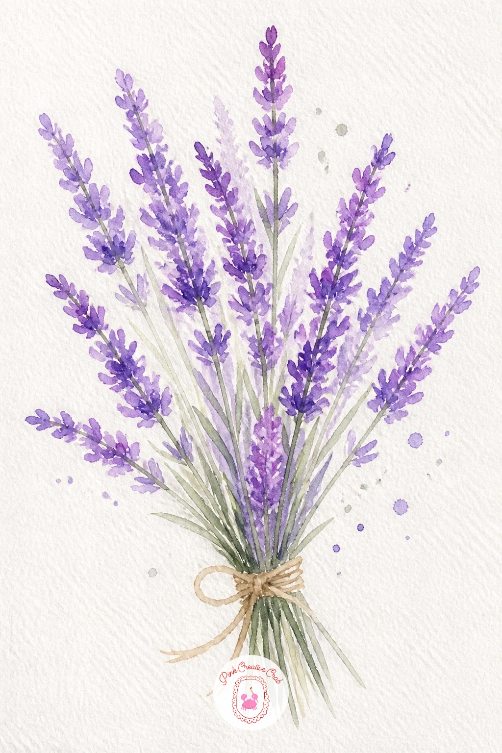 Loose Lavender Sprigs — Lavender is one of the fastest subjects on this list once you get the rhythm, so it is a nice reset after the taller foxglove. Loose