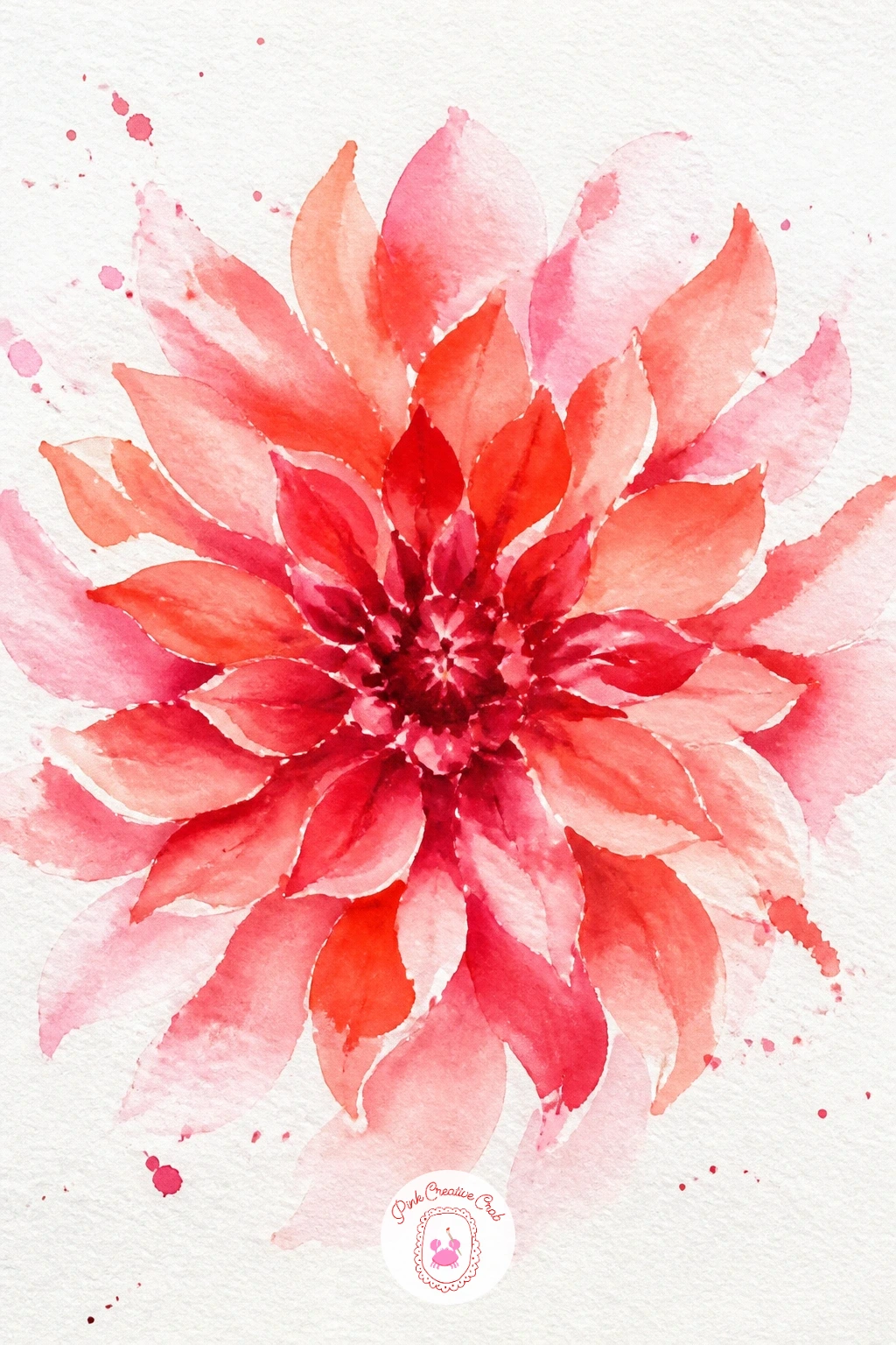 Loose Dahlias — Dahlias have more layered petals than almost anything else on this list, but the loose version only needs two or three rings suggested, not