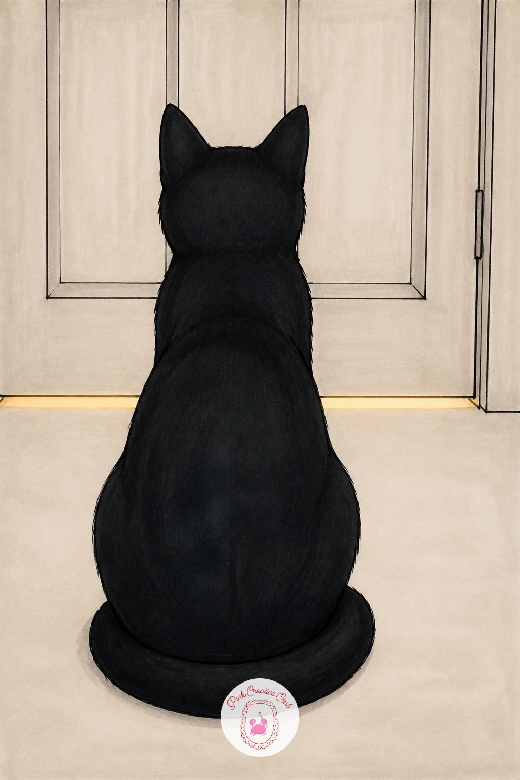 22 Black Cat Drawing Ideas for Black Cats Who Run the House