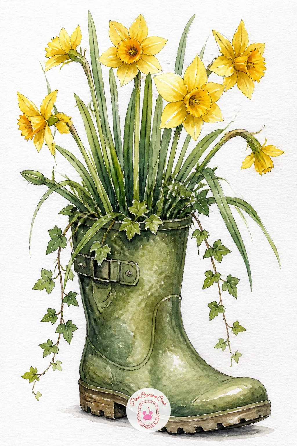 Daffodils In A Wellington Boot — Keep the cottage feeling going with daffodils planted in an old wellington boot, a favorite garden container for anyone who